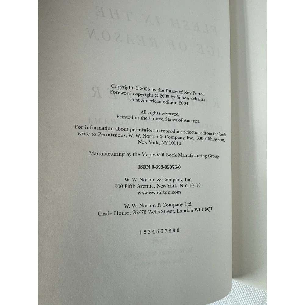 Flesh‎ in the Age of Reason : The Modern Foundations of Body and Soul by Roy...